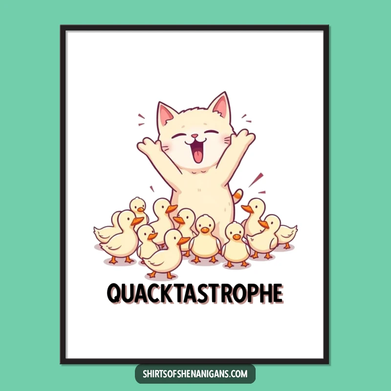 Funny Cat Digital Print: Pet Owner Art, Instant Download, Perfect Funny Gift