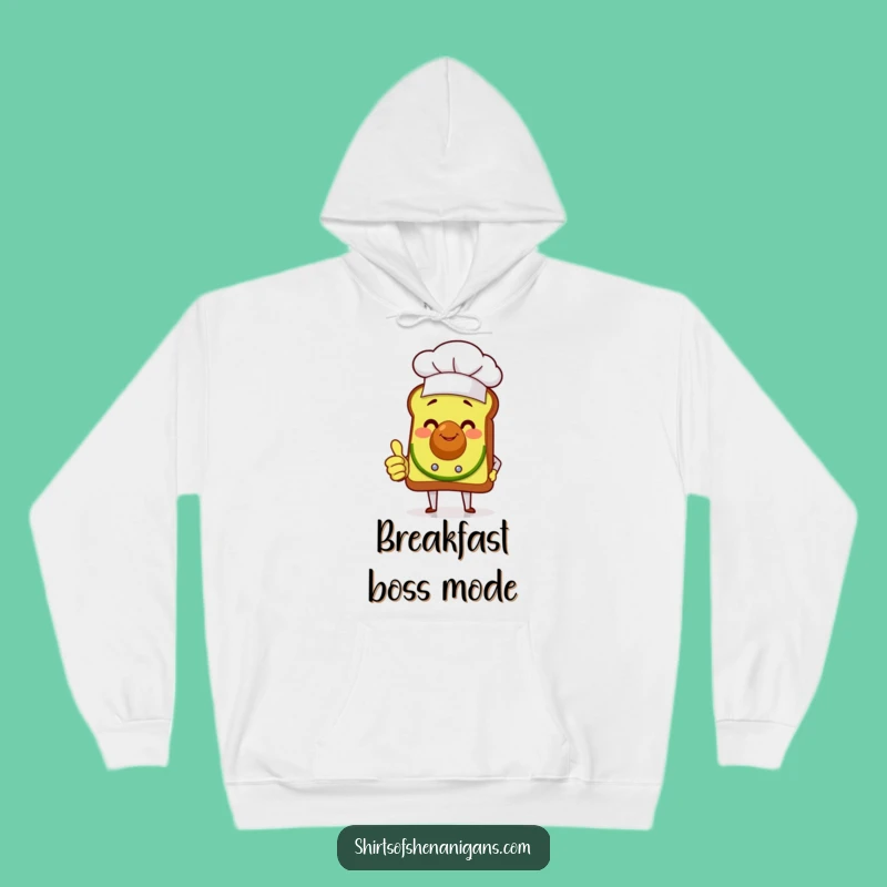 Cozy Funny Avocado Toast Chef Hoodie The Perfect Warm and Humorous Gift