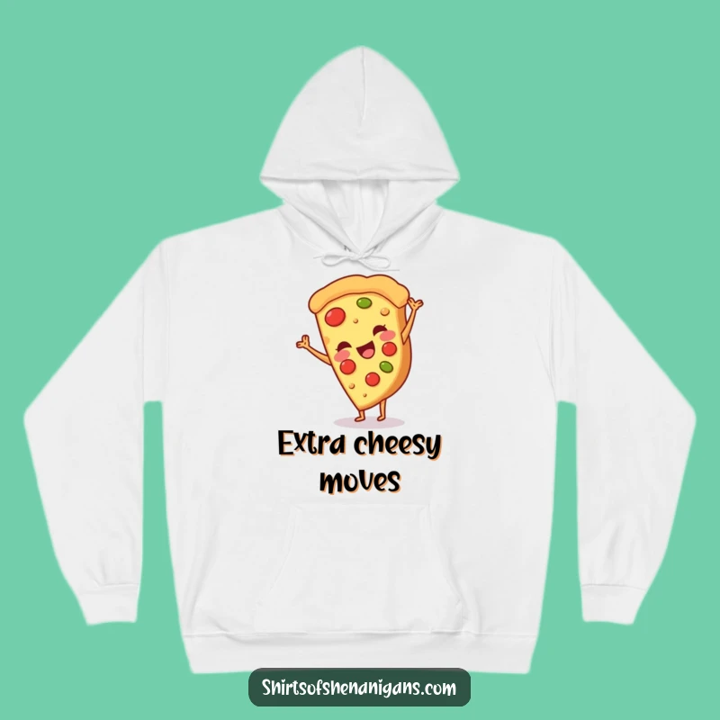 Funny Pizza Hoodie: Cozy Slice Vibes, Warm & Cheesy, Perfect Funny Gift
