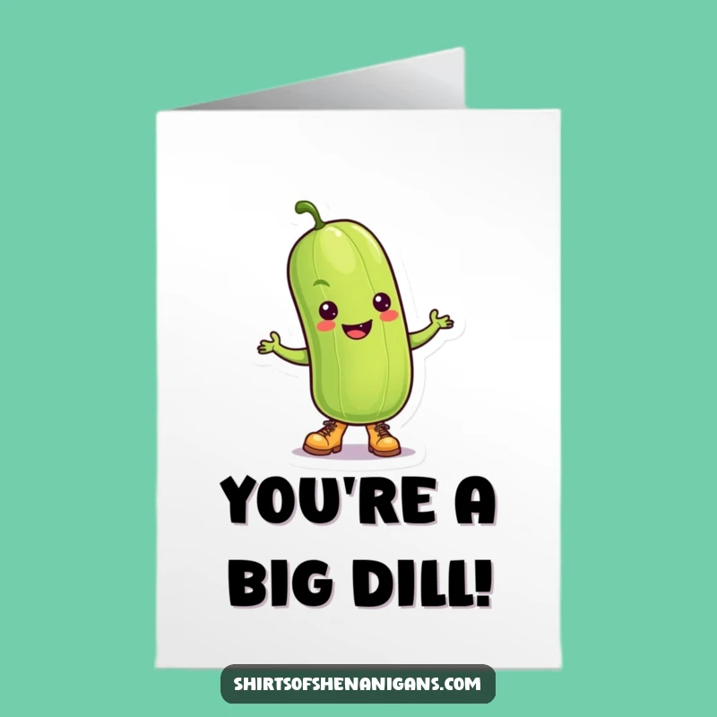 Free Printable Congrats Card: Disco Pickle Achiever for Fun Downloadable Gift