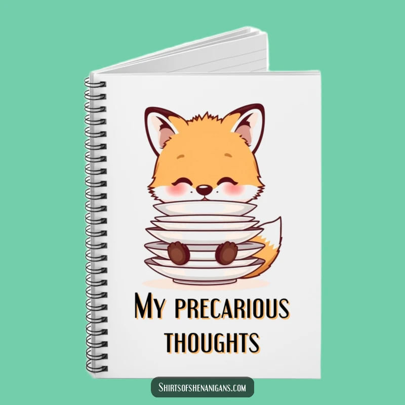 Funny Fox Notebook: Cute Balancing Cub Stationery for Animal Lovers